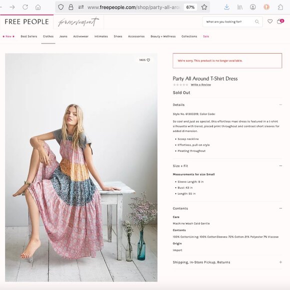 Free People Party All Around T-Shirt Dress Sz XS - Picture 14 of 16